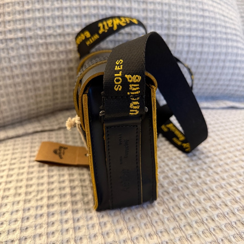 Dr. Martens Black and Yellow Crossbody Bag - Picture 3 of 11